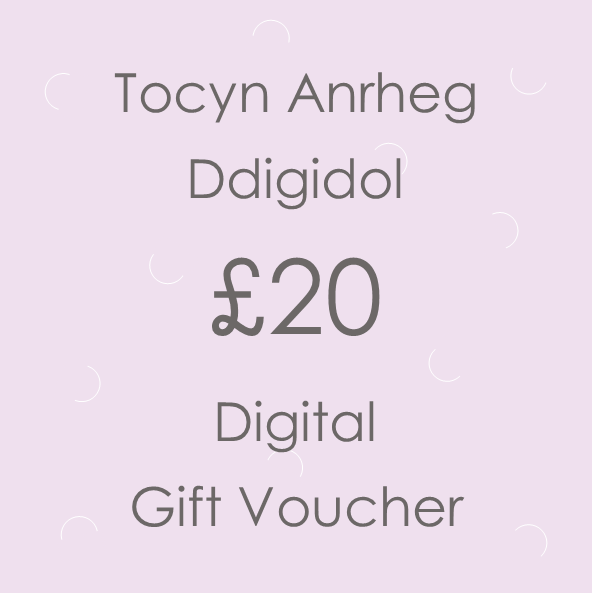 Tocyn Anrheg Ddigidol £20 | £20 Digital Gift Voucher