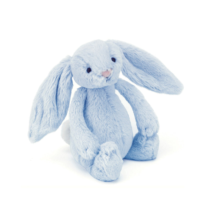 Bwni Ratl - Glas | Jellycat Bashful Bunny Rattle -  Blue