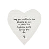 Mat Diod Porslen | Porcelain Coaster - May Your Troubles Be Less