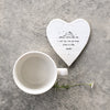 Mat Diod Porslen | Porcelain Coaster - I can't say I love you enough
