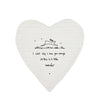 Mat Diod Porslen | Porcelain Coaster - I can't say I love you enough