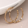 Clustdlysau Cylch - Lliw Aur | Hoop Earrings - Faux Gold