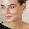 Set o Dri Clustdlysau Styd - Cŵn | Triple Stud Earring Set - Dogs & Paws
