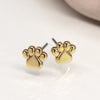 Set o Dri Clustdlysau Styd - Cŵn | Triple Stud Earring Set - Dogs & Paws