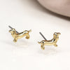 Set o Dri Clustdlysau Styd - Cŵn | Triple Stud Earring Set - Dogs & Paws