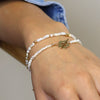 Breichled Un Llinyn Hadau Perlog  | Seed Pearl Single Strand Bracelet