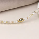 Breichled Un Llinyn Hadau Perlog  | Seed Pearl Single Strand Bracelet