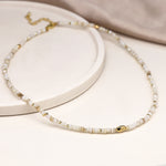 Cadwen Un Llinyn Hadau Perlog  | Seed Pearl Single Strand Necklace