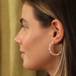 Clustdlysau Hadau Perlog  | Seed Pearl Earrings