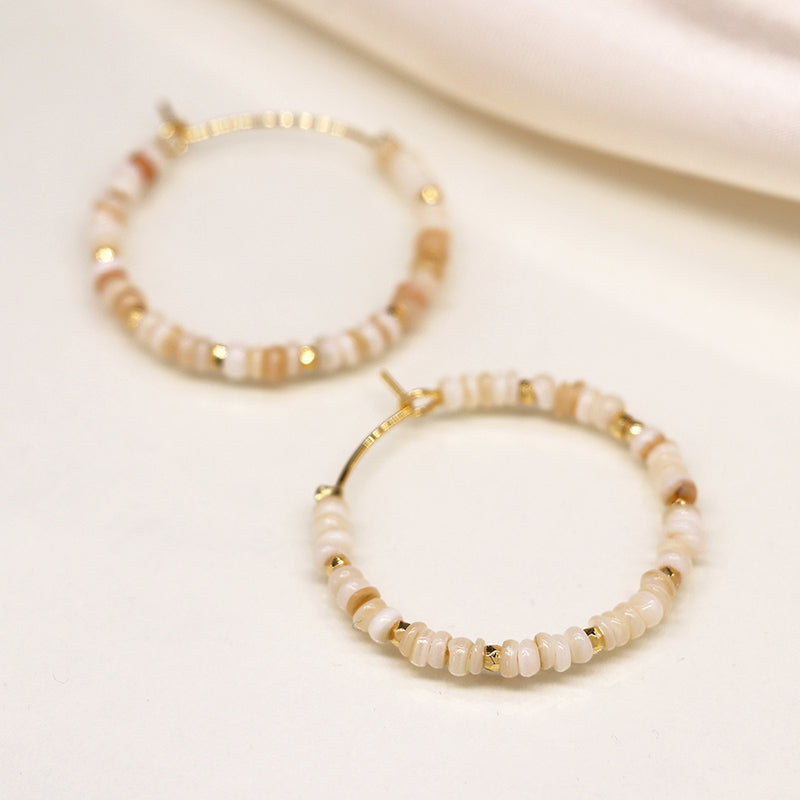 Clustdlysau Hadau Perlog  | Seed Pearl Earrings