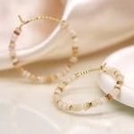 Clustdlysau Hadau Perlog  | Seed Pearl Earrings