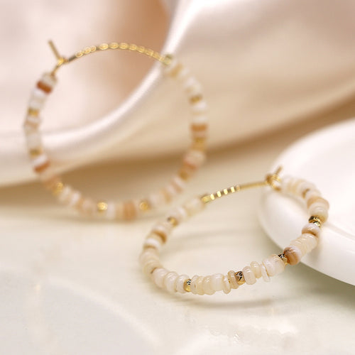 Clustdlysau Hadau Perlog  | Seed Pearl Earrings