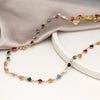 Cadwen Calonnau Enamel | Enamel Hearts Necklace