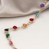 Cadwen Calonnau Enamel | Enamel Hearts Necklace