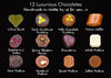 Sioceld Wickedly Welsh  | Wickedly Welsh Chocolate - Christmas Box of Twelve