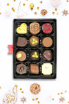 Sioceld Wickedly Welsh  | Wickedly Welsh Chocolate - Christmas Box of Twelve