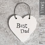 Addurn Pren | Heart Wooden Decoration - Best Dad