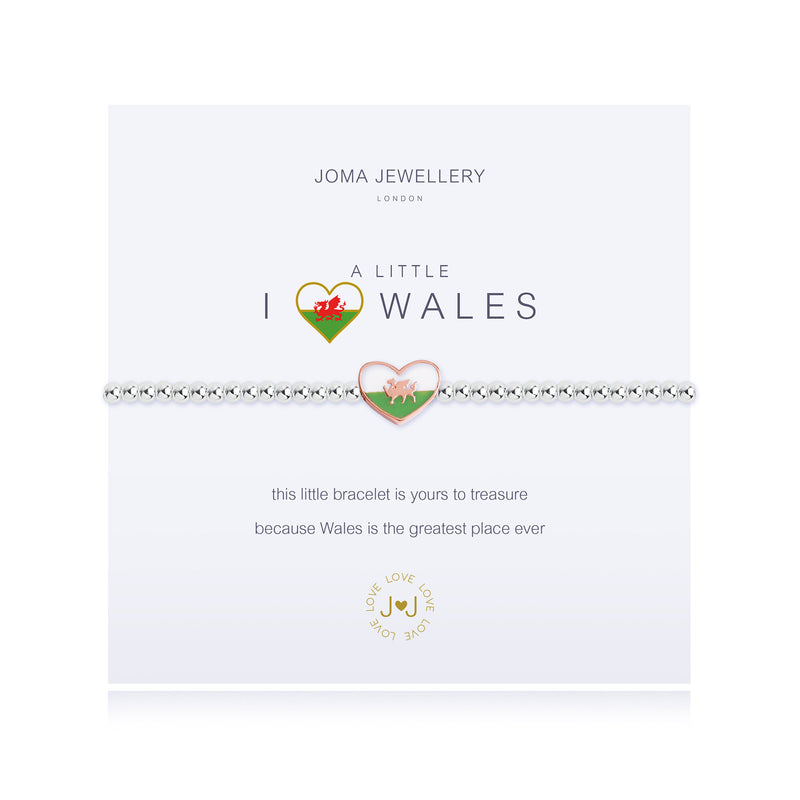 Breichled Joma - A Little I Love Wales | Joma Jewellery Bracelet - A Little I Love Wales