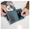 Pwrs Lledr | Leather Tab Closure Purse - Green