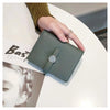 Pwrs Lledr | Leather Tab Closure Purse - Green
