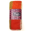 Sgarff Siec Fflwfflyd | Fluffy Check Scarf - Autumn Brights