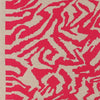 Snŵd Streip Anifail Mafon | Raspberry Animal Stripe Snood