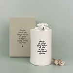 Fâs Borslen | East of India Porcelain Vase - Sheep