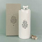 Fâs Borslen | East of India Porcelain Vase - Dog