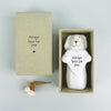 Ci Bach Porslen | East of India Porcelain Heart Animal - Dog
