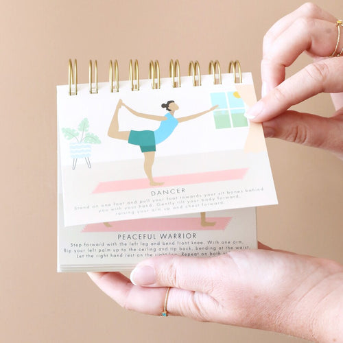 Siart Fflip Ioga | Daily Yoga Poses Flip Chart