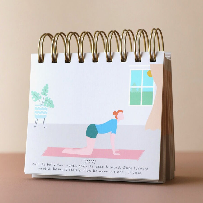 Siart Fflip Ioga | Daily Yoga Poses Flip Chart