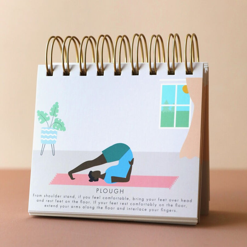 Siart Fflip Ioga | Daily Yoga Poses Flip Chart