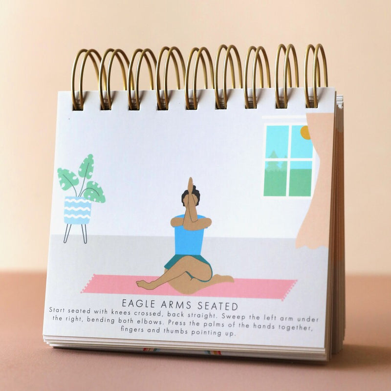 Siart Fflip Ioga | Daily Yoga Poses Flip Chart