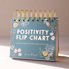 Siart Fflip Positifrwydd | Floral Positivity Flip Chart