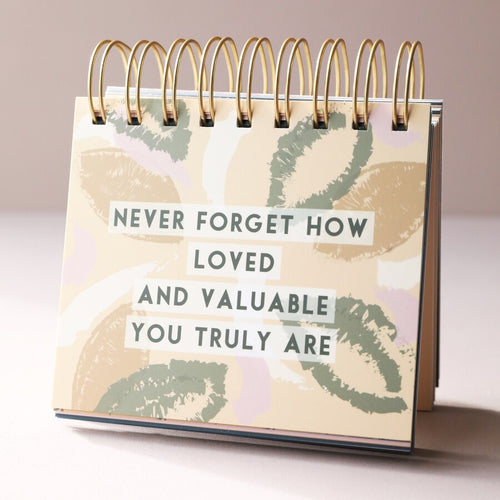 Siart Fflip Positifrwydd | Floral Positivity Flip Chart