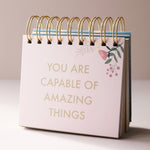 Siart Fflip Positifrwydd | Floral Positivity Flip Chart