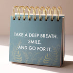 Siart Fflip Positifrwydd | Floral Positivity Flip Chart