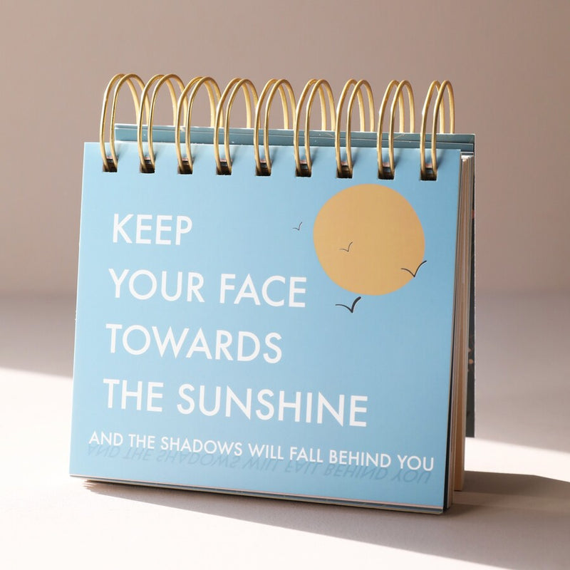 Siart Fflip Positifrwydd | Floral Positivity Flip Chart
