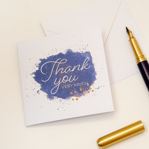 Cerdyn Diolch - Owen | Thank You Card - Owen