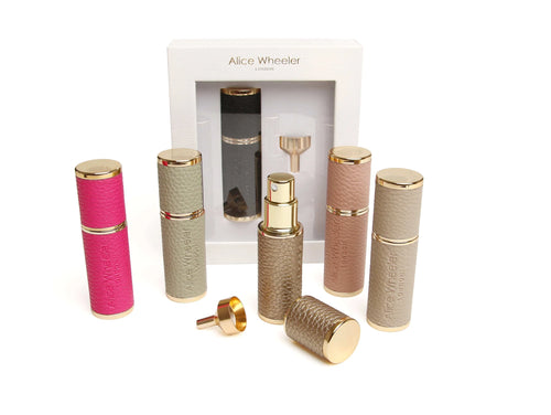 Chwistrellwr Persawr - Pinc | Perfume Atomizer by Alice Wheeler - Pink