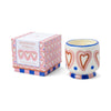 Cannwyll A Dopo | A Dopo Ceramic Candle - Hearts, Rosewood Vanilla
