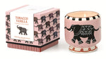 Cannwyll A Dopo | A Dopo Ceramic Candle - Elephants, Tobacco Vanilla