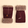 Menig Powder | Powder Mittens - Anna, Burgundy