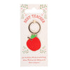 Modrwy Goriadau Afal Enamel | Enamel Apple Keyring