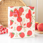 Bag Anrheg Canolig - Afalau | Medium Gift Bag - Apples