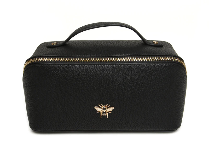 Bag Ymolchi - Du | Train Case by Alice Wheeler - Black