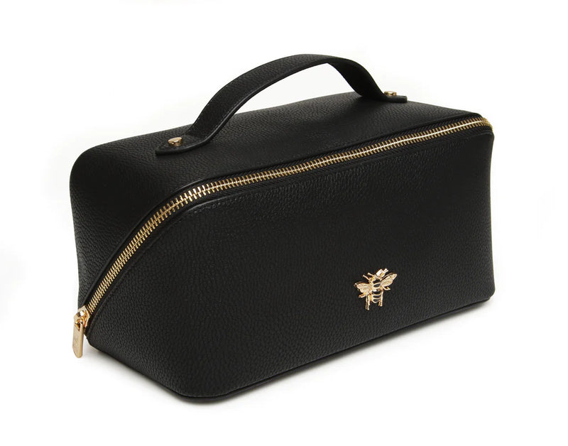 Bag Ymolchi - Du | Train Case by Alice Wheeler - Black