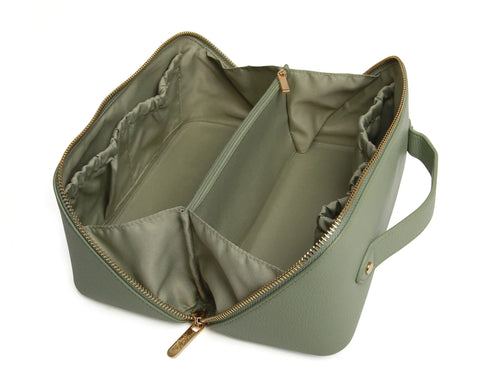 Bag Colur Mini - Gwyrdd | Mini Train Case by Alice Wheeler - Sage