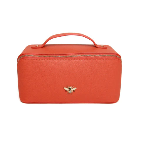 Bag Ymolchi - Oren | Train Case by Alice Wheeler - Orange