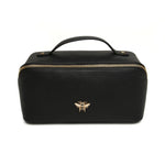 Bag Ymolchi Mawr - Du | Large Train Case by Alice Wheeler - Black